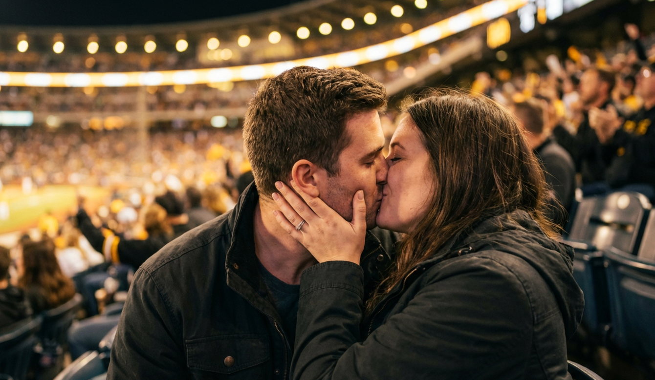 AI Kiss Cam Video