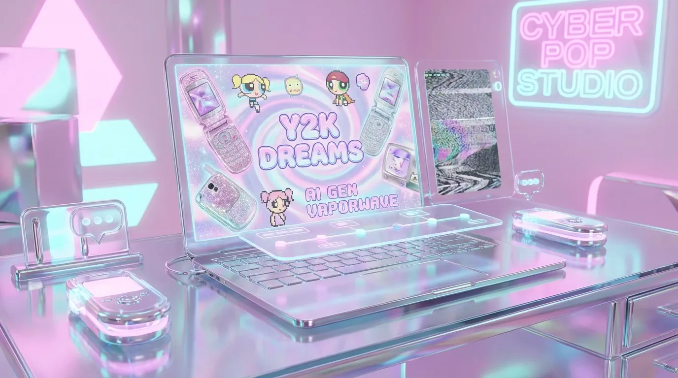 Y2K aesthetic video generator coverimage