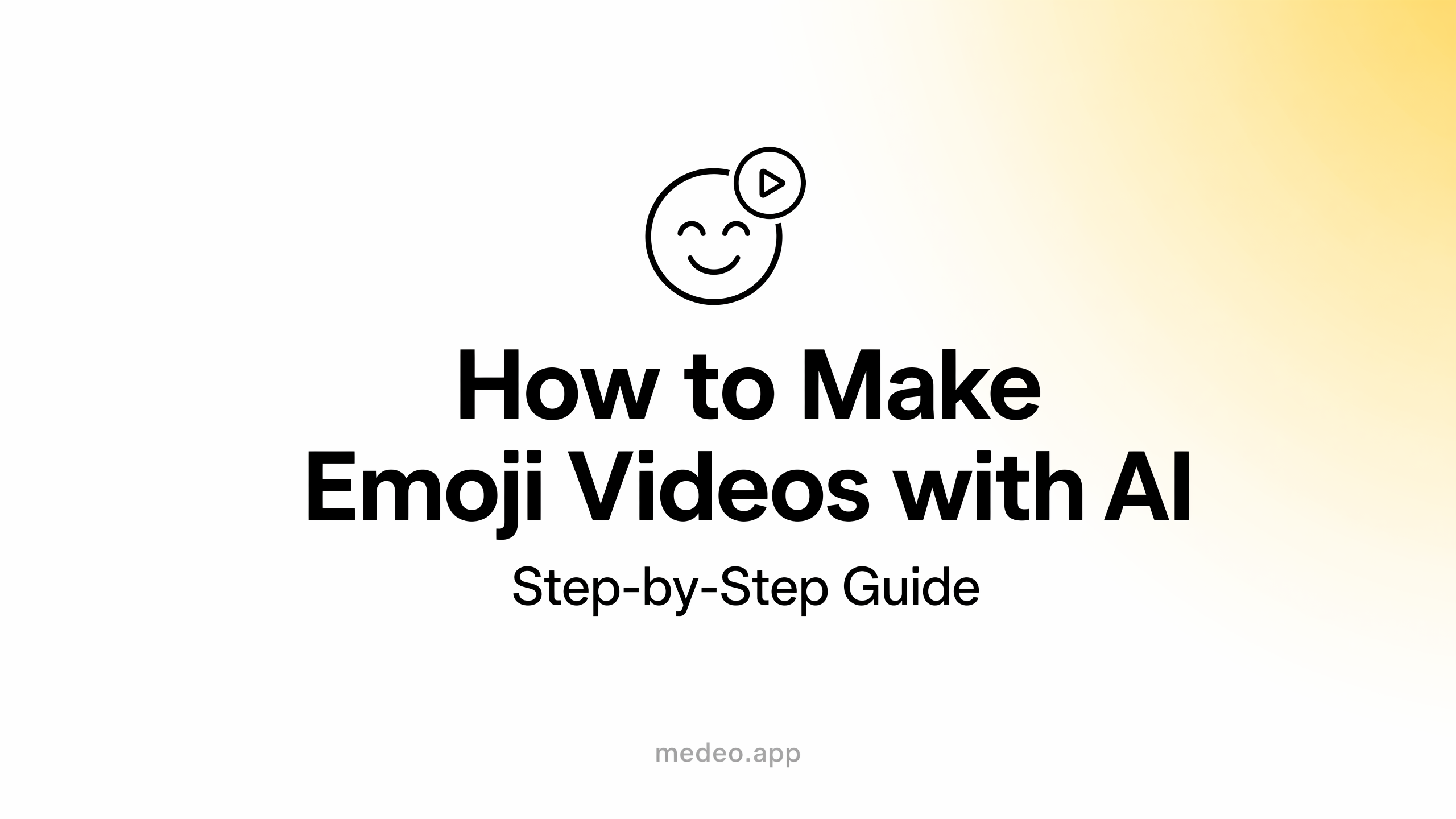 How to Make Emoji Videos with AI: Step-by-Step Guide