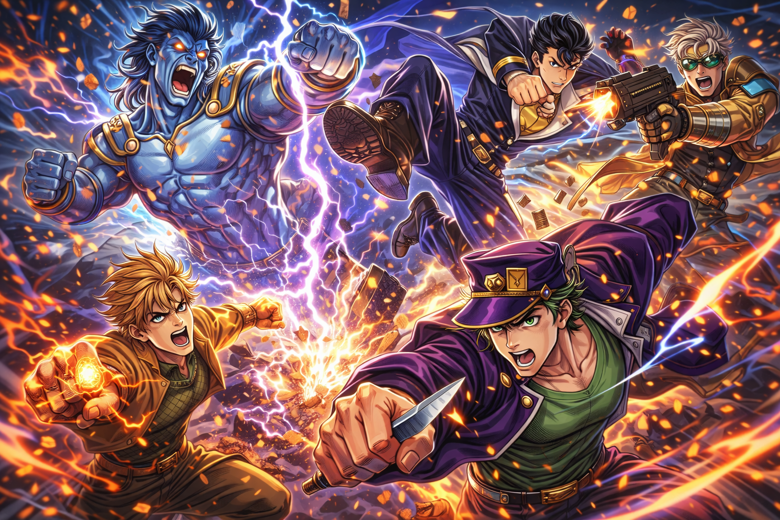 From bold poses to dramatic anime-style videos