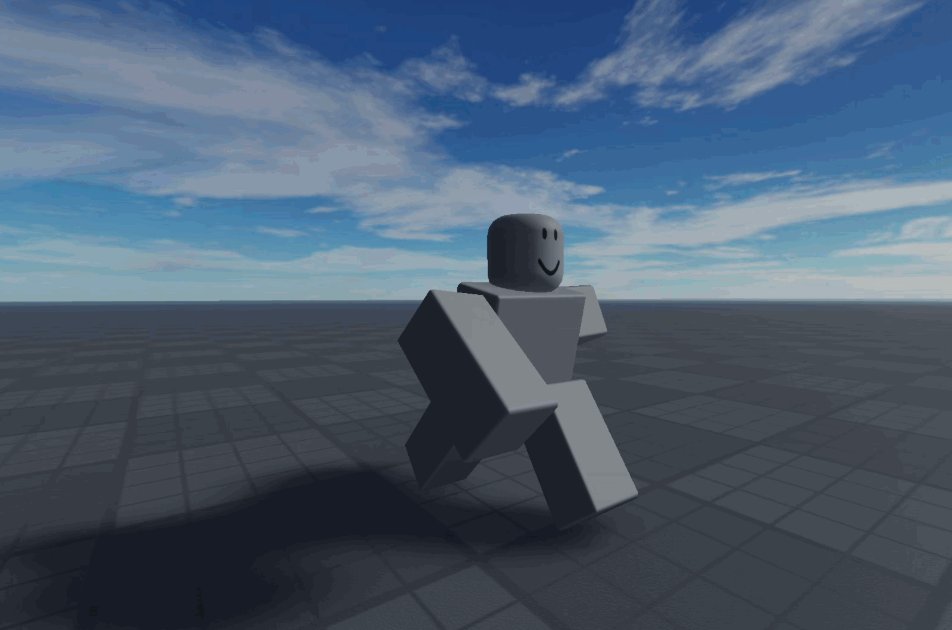 Roblox-style AI animation video example