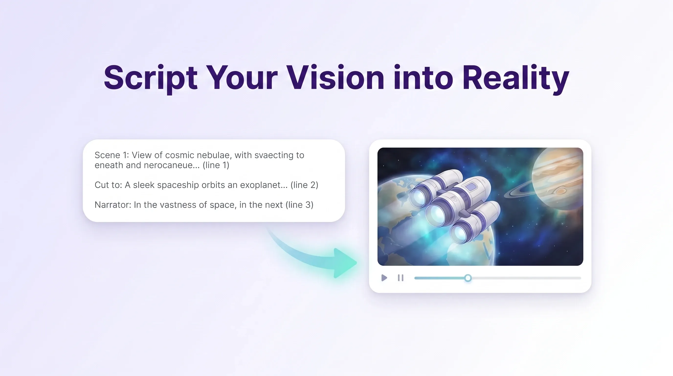 Turn Product Descriptions into Visual Stories