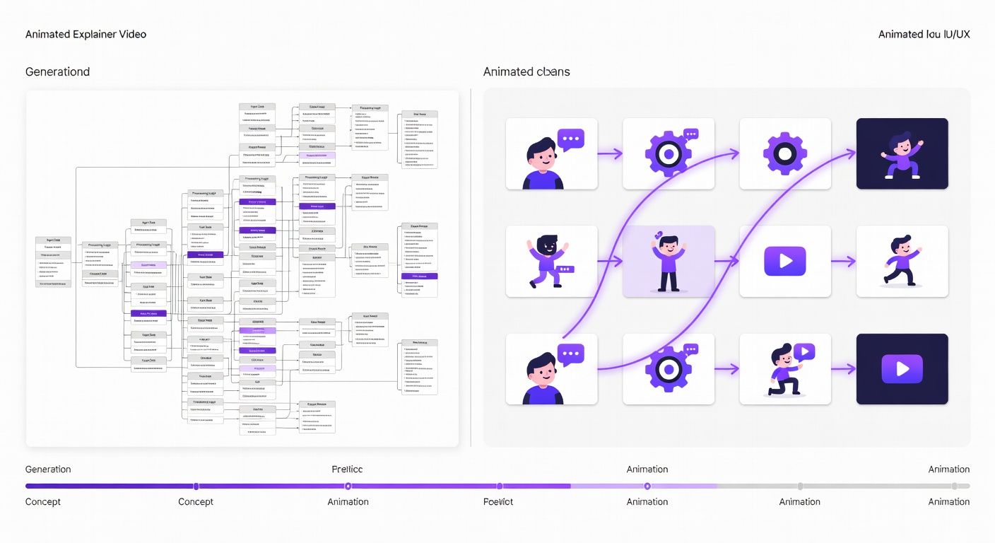 AI animated video editing with natural language