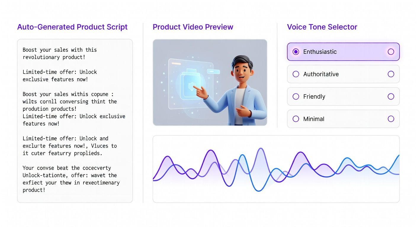 Seasonal e-commerce campaign video generated with AI