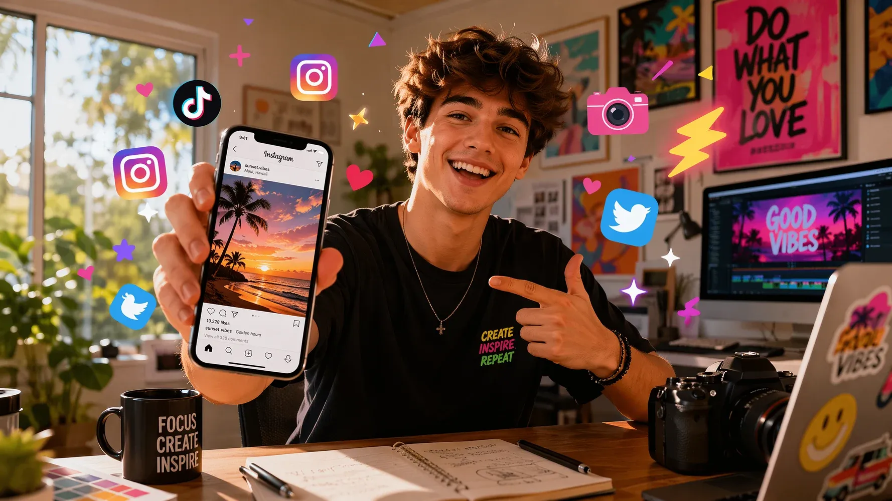 a young creative professional