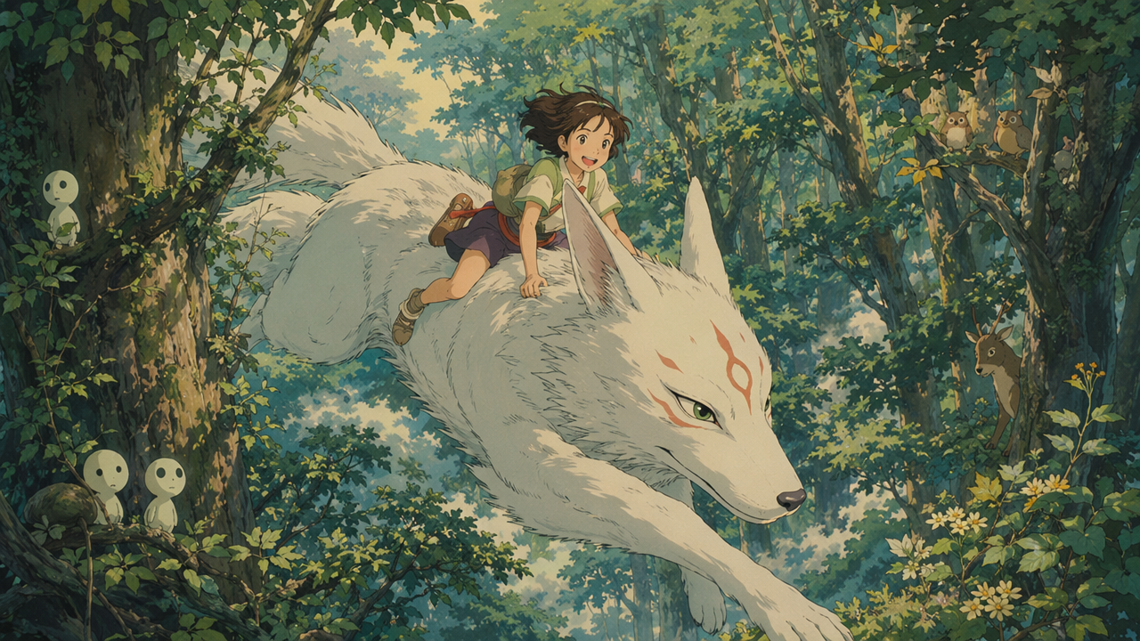Ghibli style animation