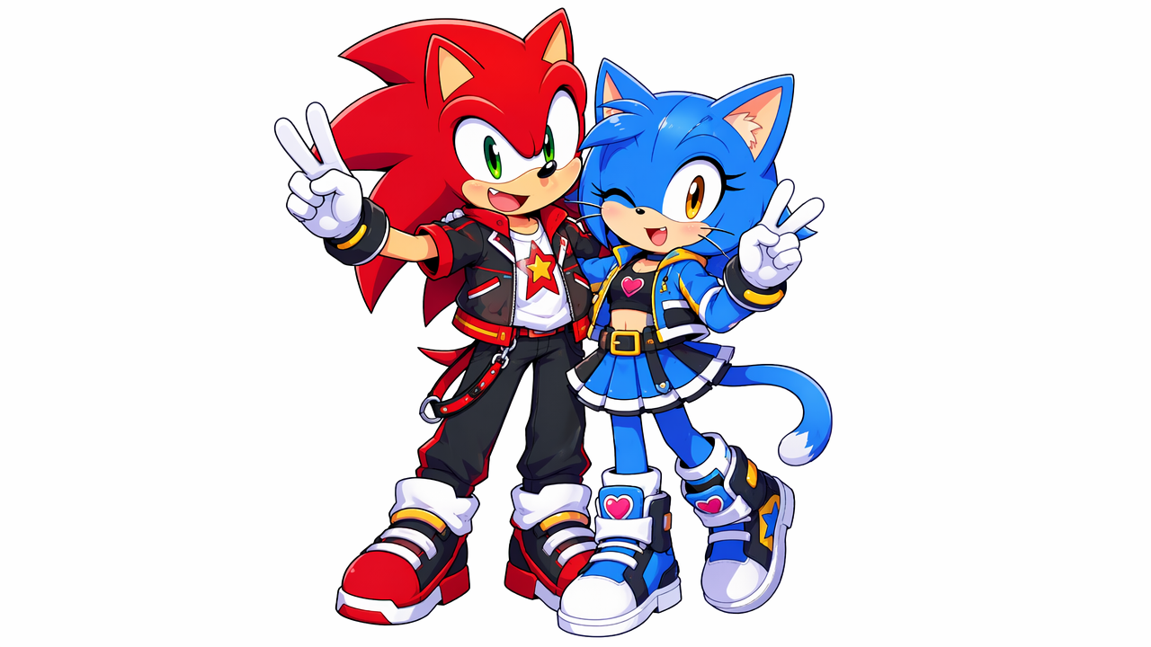 Generate Sonic-Inspired Character Art In Multiple Looks