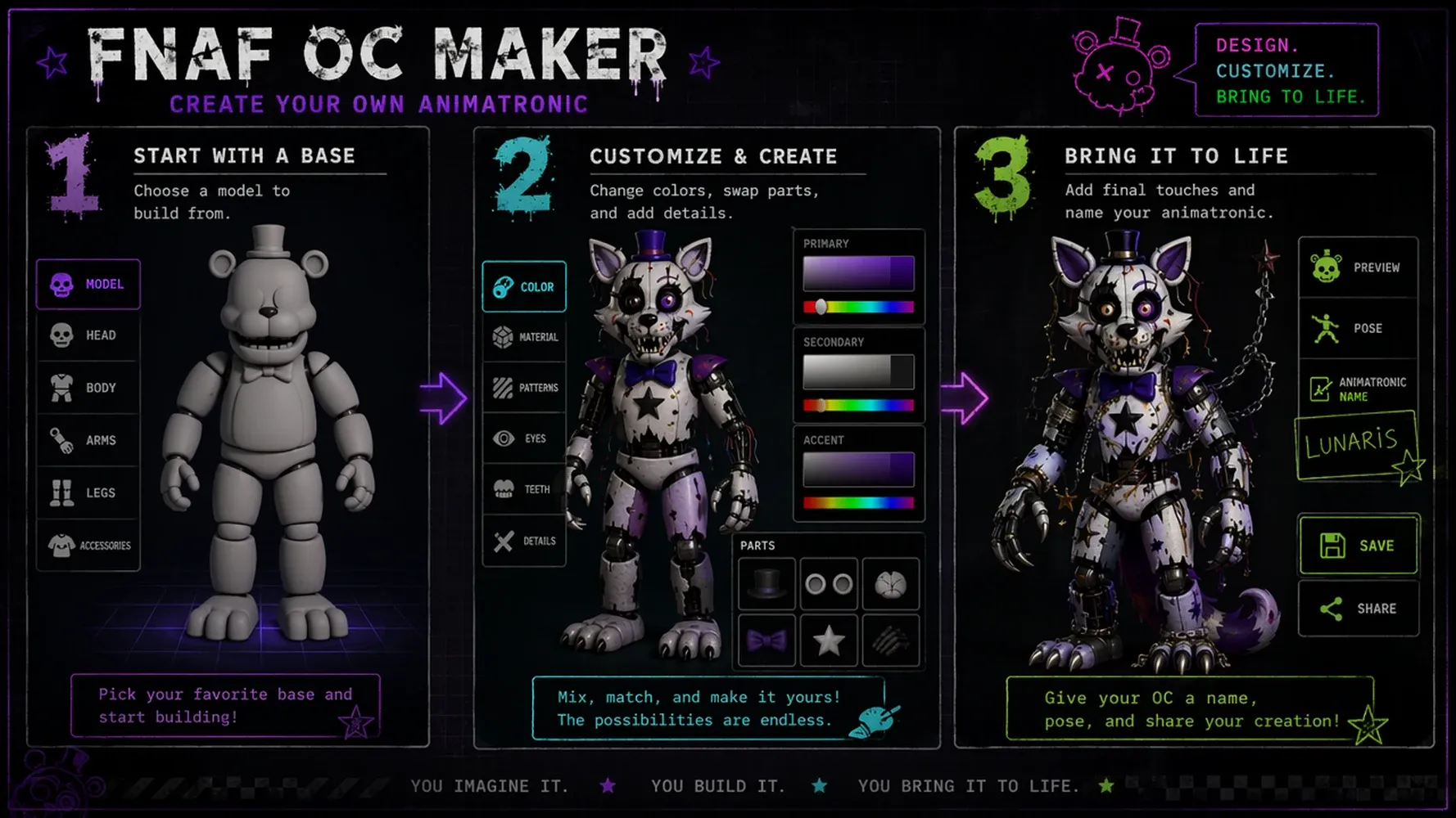 Choose an Animal, Object, or Mascot Base