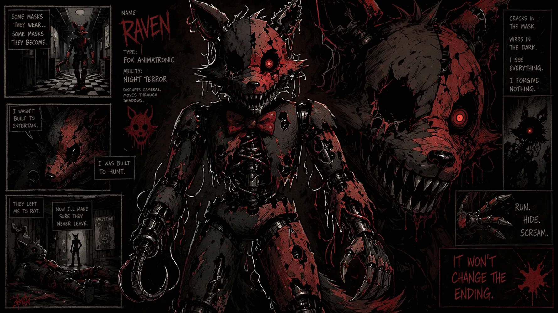 Add Endoskeleton, Suit, Color, and Horror Details