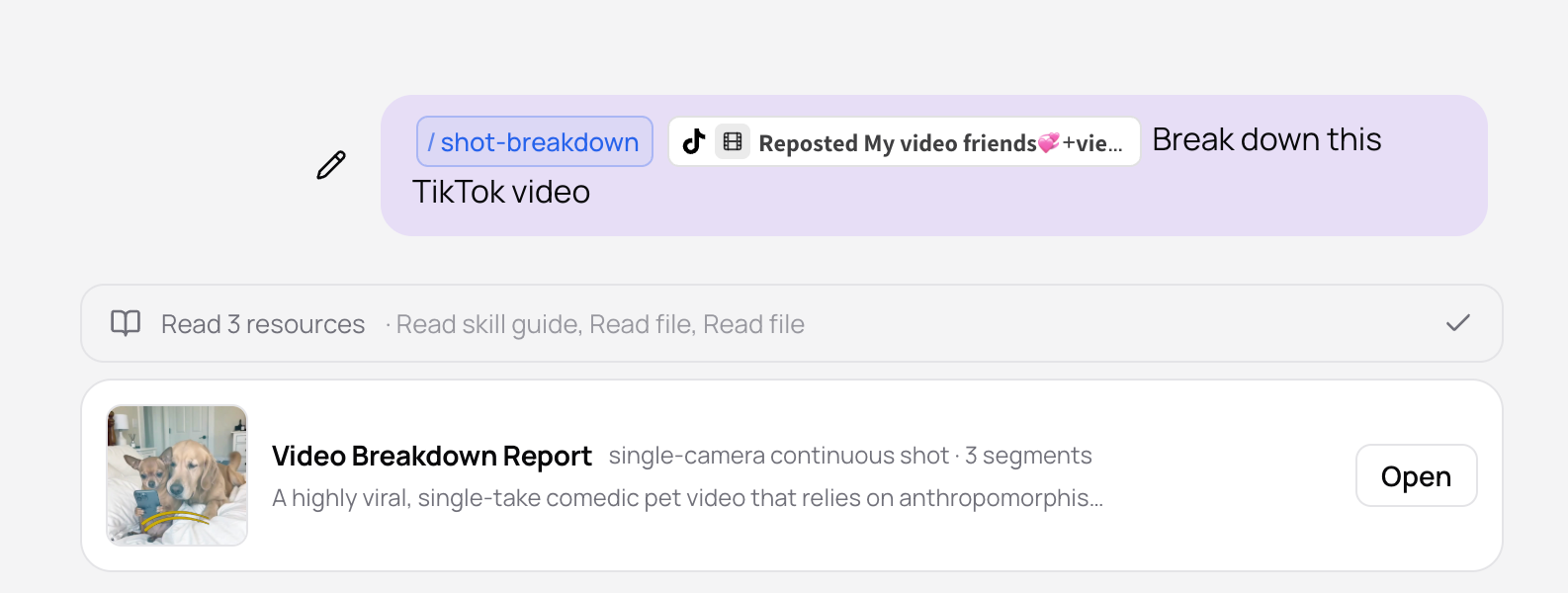 Trend Alert to Video Brief