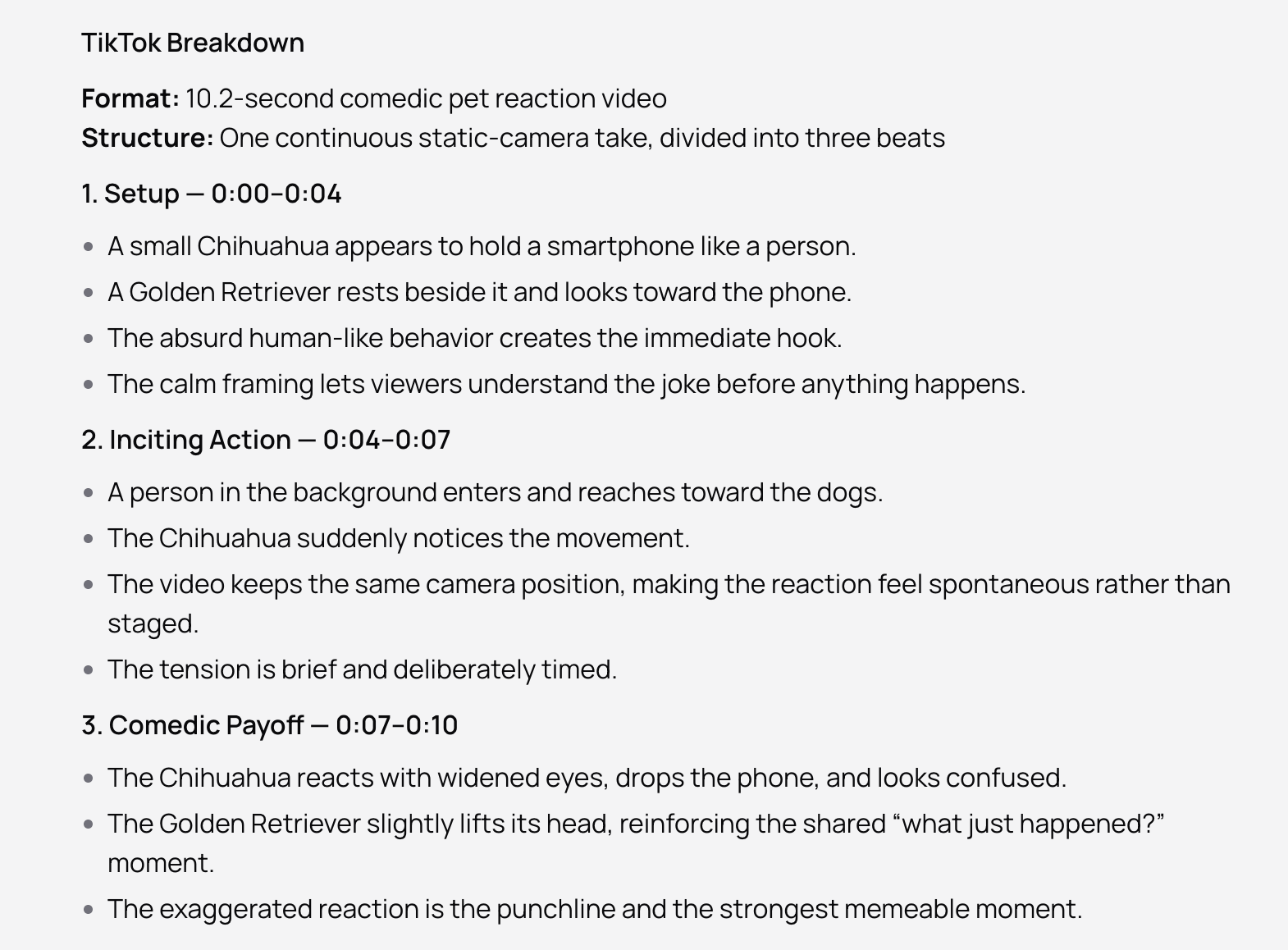 Viral Video Breakdown