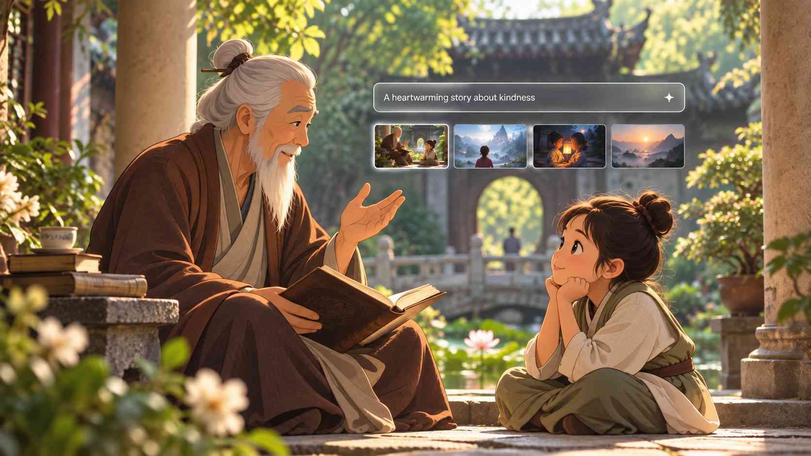 Animated story created with AI