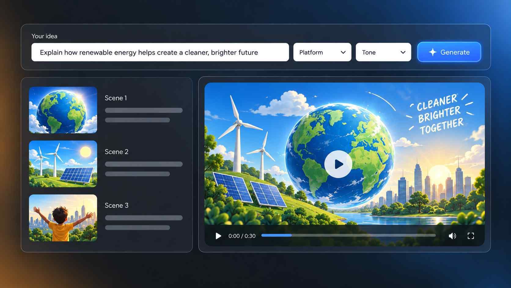 AI animated explainer video