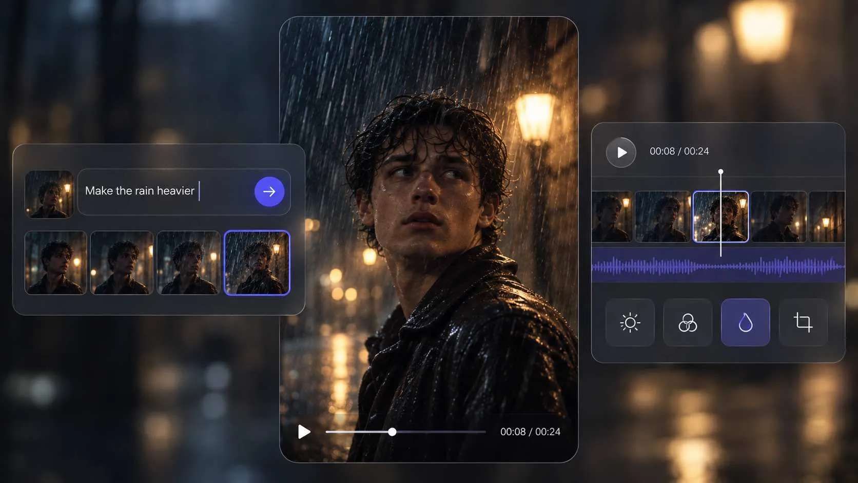 A creator asking Medeo to revise one scene in a movie