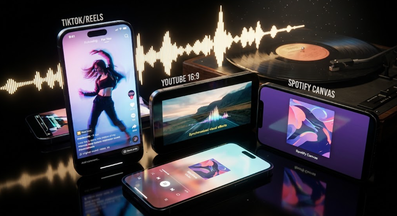 AI music video generator from audio