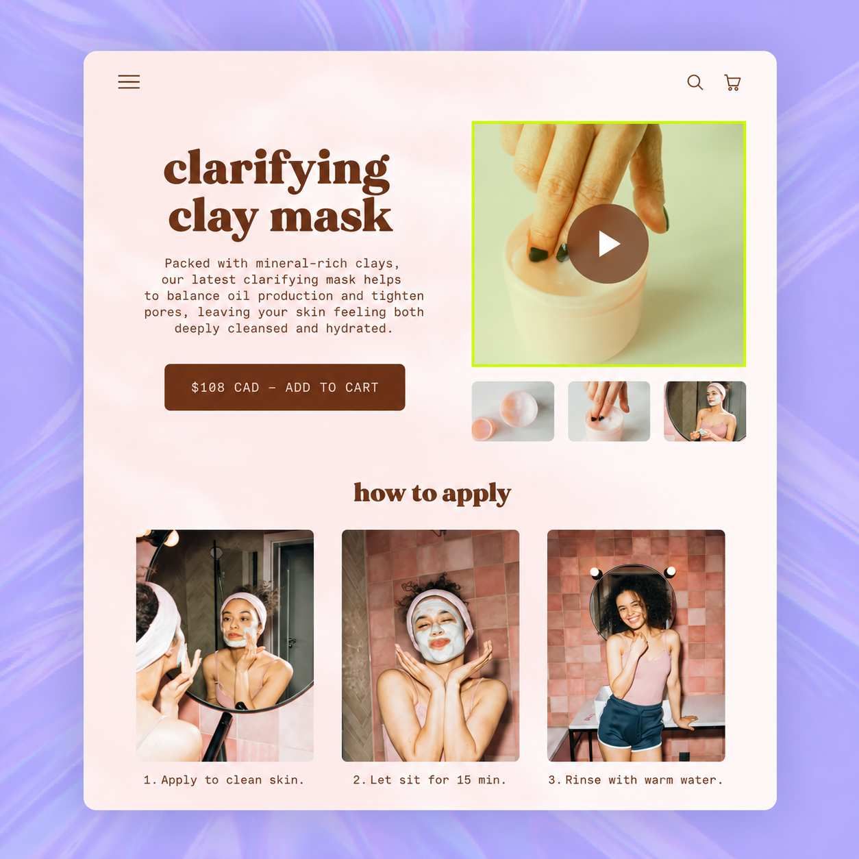 Explain the product on your store page